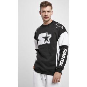 Starter Black Label - Racing Crew Sweater/trui - S - Zwart/Wit