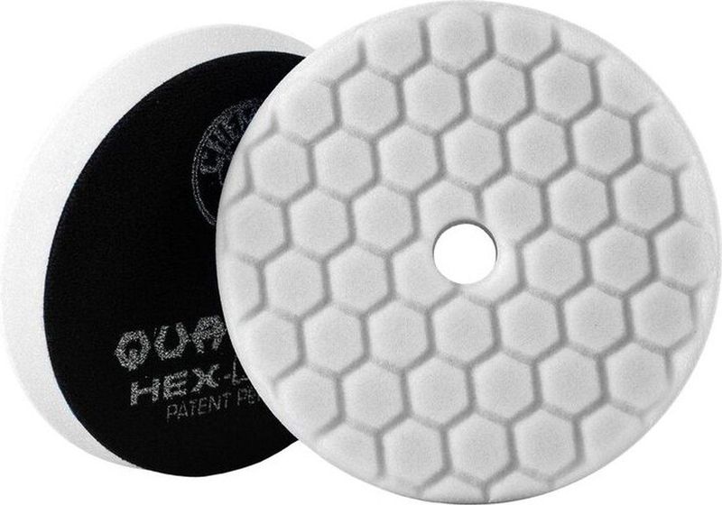 Chemical Guys - Quantum Hex Logic Polijstpad - Wit - 135mm - Medium Zacht Schuim