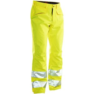 Jobman - 2933 Hi-Vis Shell Trousers - Geel - Heren - Waterbestendig