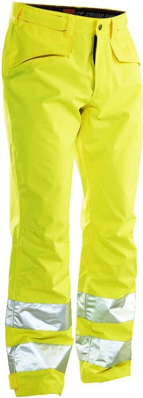 Jobman - 2933 Hi-Vis Shell Trousers - Geel - Heren - Waterbestendig