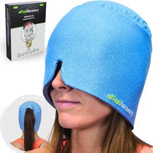 Migraine Masker 360º - Herbruikbare Koelmuts voor Hoofdpijn en Sinusitis - Koudekompres voor Ontspanning en Stressverlichting