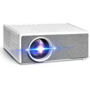 Alincoo - E700 - Beamer - Projector Beamer - Mini Meamer - 4k - Full HD 1080P - 1920x1080dpi - Automatische focus - 5G - met WiFi - 28000 Lumens - Wit