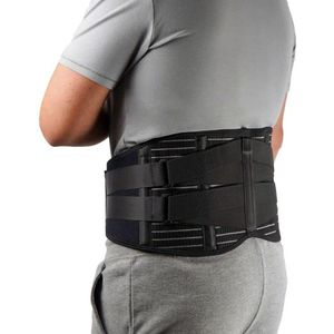 Lendensteun met rails voor dames en heren - Steungordel voor sport hernia ischias pijnverlichting - Maat M