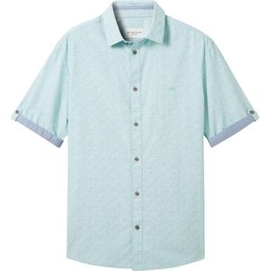 Tom Tailor Overhemd Overhemd Met Print 1041367xx10 35427 Mannen Maat - XXL