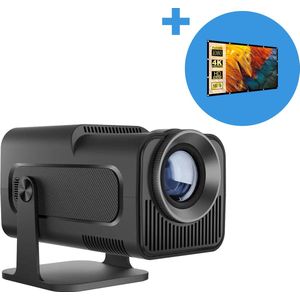 Proun Mini Beamer - 4K - Projectiescherm 120 inch - Android 11.0 - Wifi 6