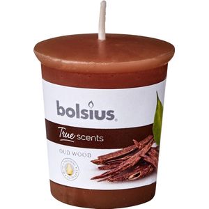 Bolsius Votive 53/45 rond Oud Wood