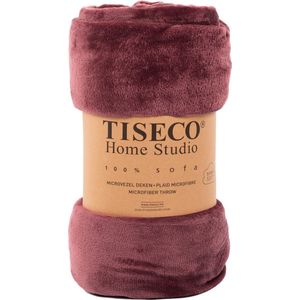 Tiseco Home Studio - Plaid COSY - SET/2 - microflannel - 220 g/m² - 130x160 cm - Apple butter