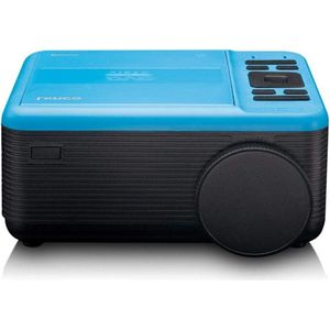 Bluetooth Beamer - Mini Beamer met DVD Speler - 2800 Lumen - Blauw