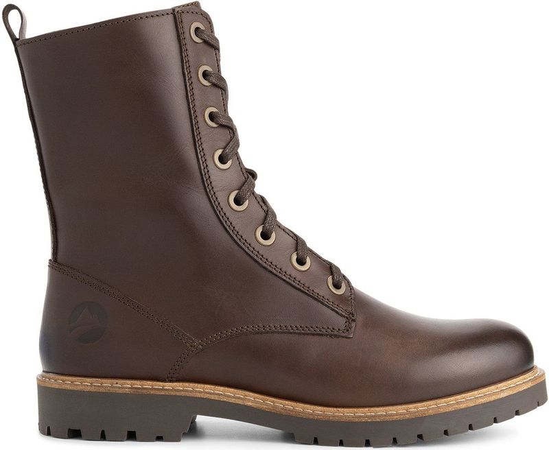 Travelin - Forsol - Veterboots - Donkerbruin - Leer