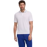 FALKE Basic Apparel Ultralight zacht huidvriendelijk katoen functioneel polo shirt heren wit - maat S
