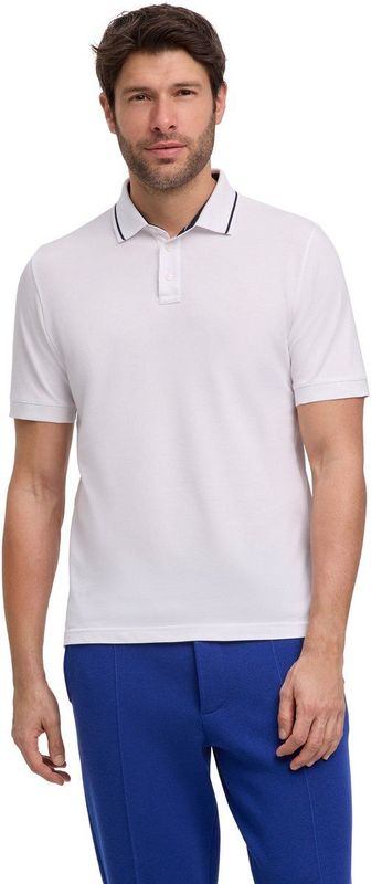 FALKE Basic Apparel Ultralight zacht huidvriendelijk katoen functioneel polo shirt heren wit - maat S