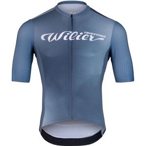 Wilier Aurora Korte Mouw Wielertrui Blauw S Man