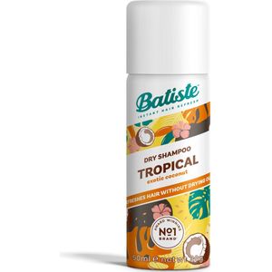 6x Batiste Droogshampoo Tropical Mini 50 ml