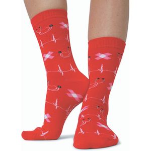 MedSocks - Zorgen voor Elkaar Sokken - Rood