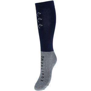 Equithème Showsokken Equithème 2-pack Donkerblauw