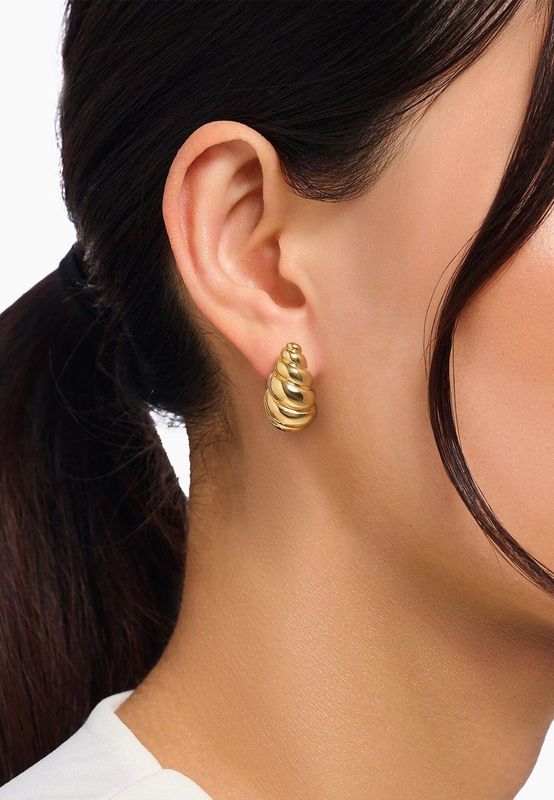 Thomas Sabo - H2326-413 - Oorbellen - Geel Goud Verguld - Gerecycled Zilver