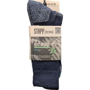 3-Pack Gerecyclede Wandelsokken Boston ECO 27200 Van STAPP Unisex - Marine - 35-38