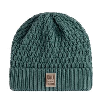Knit Factory Jaida Gebreide Muts Heren & Dames - Beanie hat - Laurel - Warme groene Wintermuts - Unisex - One Size