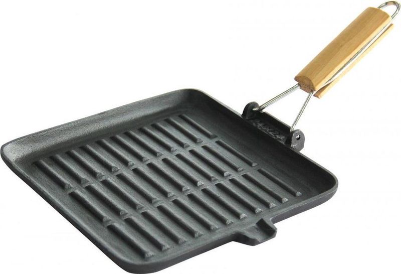 Kinghoff grillpan KH-1107 -  Ø24 cm - Gietijzeren - alle warmtebronnen