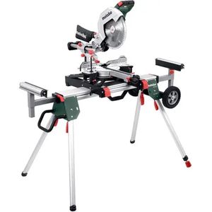 Metabo Afkortzaag KGS 254 M met trekfunctie | nieuwste model + onderstel KSU 251 - 691214000