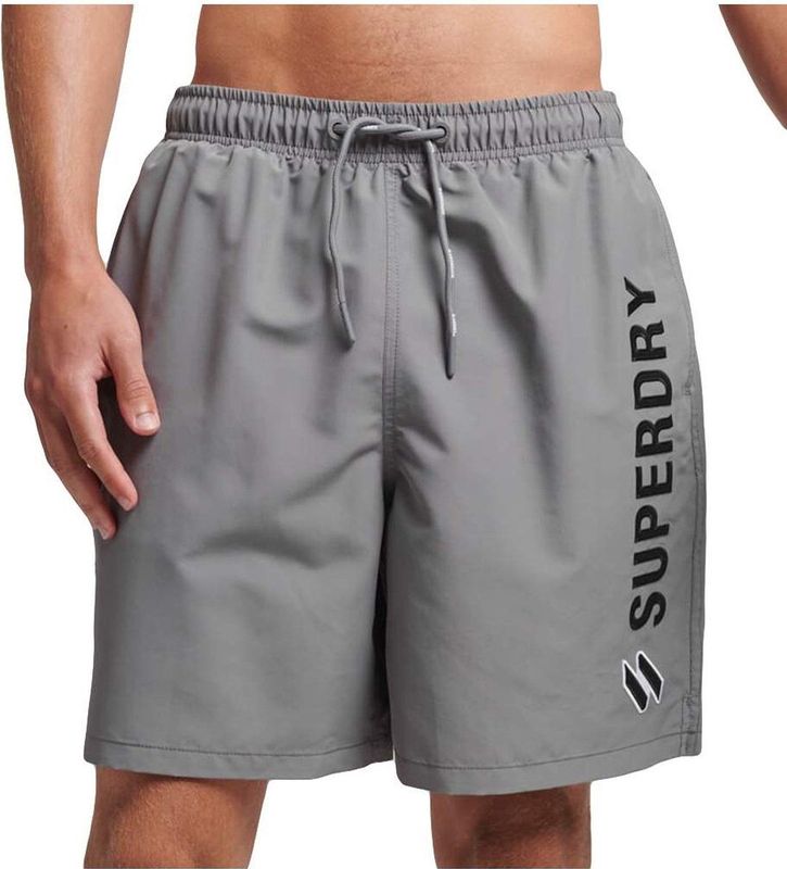 Superdry - Zwemshort - 48 cm - Geborduurd - Relaxed Fit
