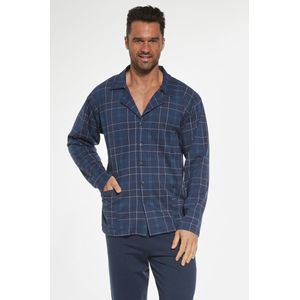 Cornette Katoenen Pyjama Heren Volwassenen Winter Pyama Lange Mouw Lange Broek Classic 114/65 L