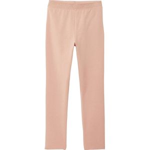 Legging - Gemêleerd Grijs - Meisjes - Effen - Elastische Iriserende Riem