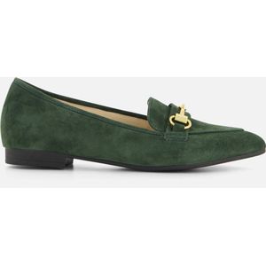 Gabor Instappers groen Suede - Dames - Maat 40