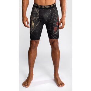Venum Santa Muerte 5.0 Vale Tudo short diep zwart goud - L - Jeans Maat 34