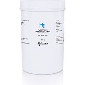 Bipharma Paraffine-Vaselinezalf 50% Laag Visceus 500 gram