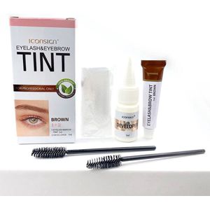 iconsign wimperverf-wenkbrauw verf-wimpers verven-wenkbrauwverf-brow lamination-lash lift-3 kleuren verkrijgbaar-BRUIN-wimper serum