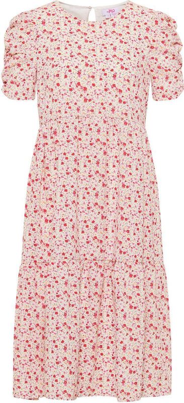 Mymo - Nolie - Midi-jurk - Wit - Veelkleurig