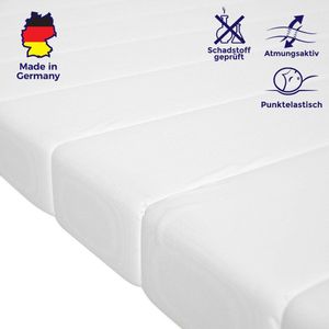 Topdekmatras - 140x200 - traagschuim - microvezel tijk - 5 cm hoog