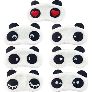 Slaapmasker Leuke Panda Oogmasker - Rubber Band Eye Cover voor Thuis en Reizen