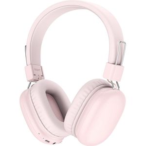 StayPowered Kinderkoptelefoon - Veilig Luisteren en Comfort voor Elk Moment - Instelbaar Volume - 50 Uur Batterij - Bluetooth 5.4 - Ingebouwde Microfoon - Opvouwbaar en Licht - Roze - Levering Sneller dan Aangegeven!