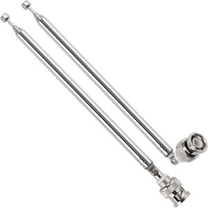 Telescopische Antenne 75cm 7 Secties voor FM DAB TV en Radio