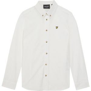 Lyle & Scott - Hemd - Maat 8/9 - Jongens - wit -