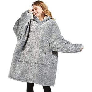 Oversized hoodie - Plaid - Hoodie Deken - Met lange mouwen – Unisex - Eén maat