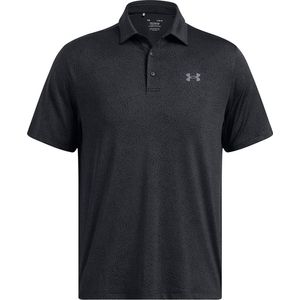 Under Armour Heren Playoff 3.0 Printed Polo-Black/Anthracite