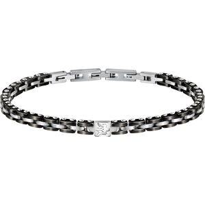 Maserati heren armband roestvrij staal, keramiek One Size Zwart 32024114