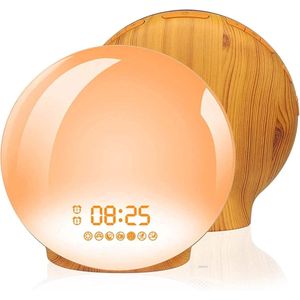 Lexium - Wake-Up Light - Bed Sfeerlamp - Digitale Wekker - Lichtwekker