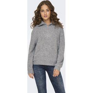 Only Baker Half-Zip Knit Sweater Dames - Maat S