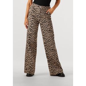 Catwalk Junkie Tailored Leopard Jeans Jeans Dames - Broek - Bruin - Maat 27
