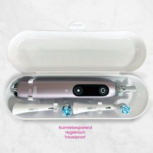 Everbright Luxe Reisetui Wit - Geschikt Voor Oral-B iO Tandenborstels