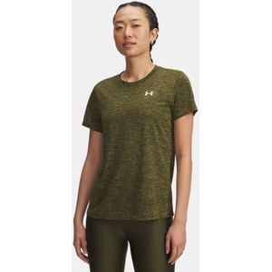 Under Armour - Tech SSC-Twist - Sportshirt - Groen