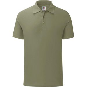 Fruit Of The Loom Heren Iconisch Poloshirt. (Klassieke Olijf Groen)
