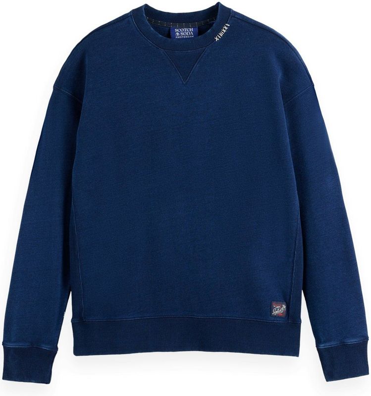 SCOTCH & SODA - Sweatshirt - Crème/Navy
