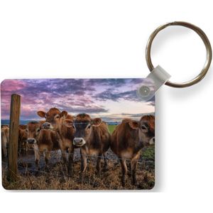 Sleutelhanger - Koe - Dieren - Koeien - Uitdeelcadeautjes - Plastic