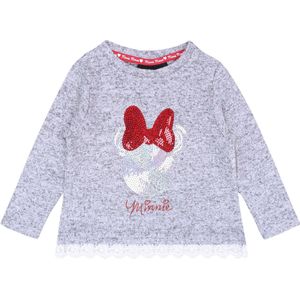Grijs gemêleerde blouse met kant Minnie DISNEY