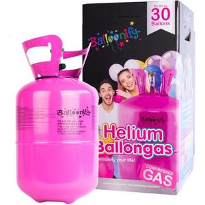 Helium tank/cilinder voor ca. 30 ballonnen of 12 folieballonnen